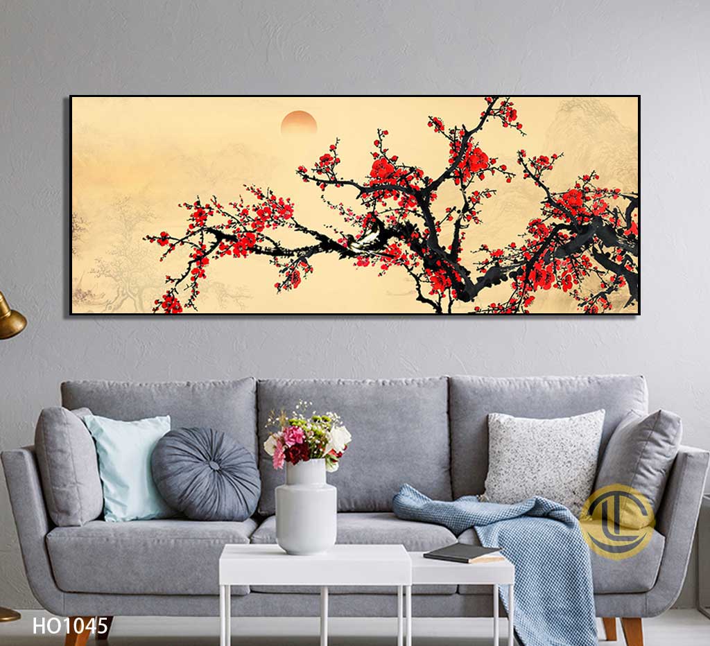 Tranh Hoa Đào - HO1045 Tranh Hoa Đào - HO1045