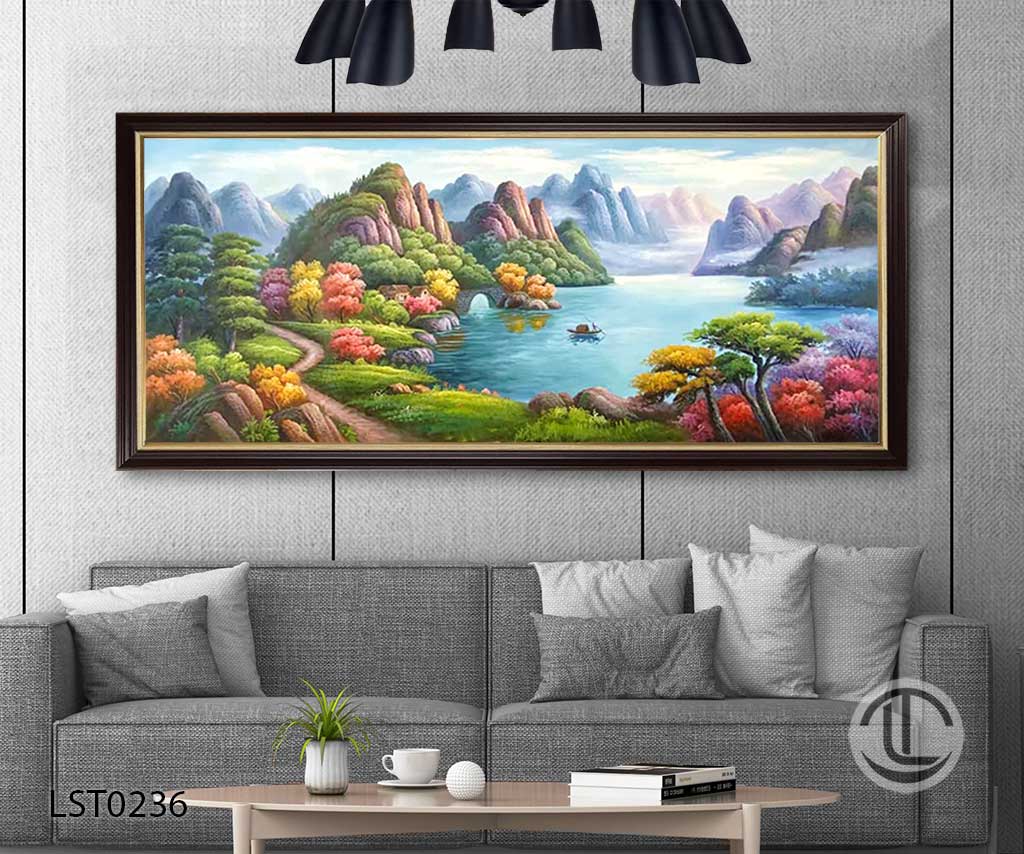 Tranh Sơn Dầu phong Cảnh - LST-(236) Tranh Sơn Dầu Vẽ Tay Phong Cảnh - LST0236