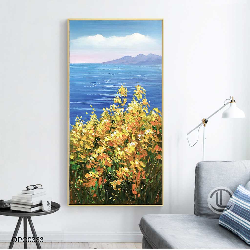 Tranh Sơn Dầu phong Cảnh - OPC0-(383) Tranh Sơn Dầu Vẽ Tay Phong Cảnh - OPC0383