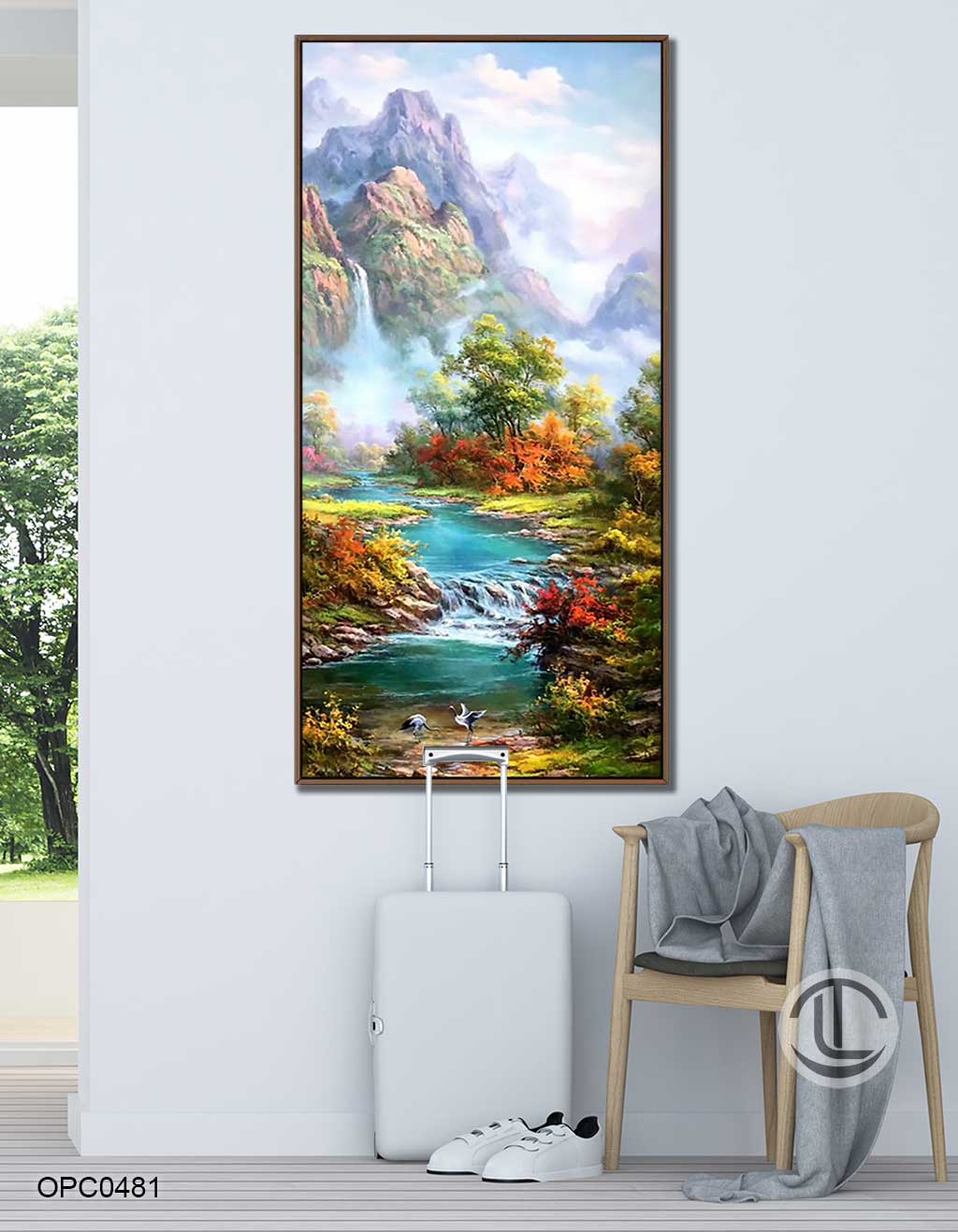 Tranh Sơn Dầu phong Cảnh - OPC0-(481) Tranh Sơn Dầu Vẽ Tay Phong Cảnh - OPC0481