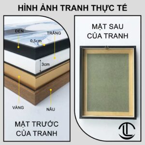 Bộ Tranh Hoa Sen Treo Cầu Thang - HO1832