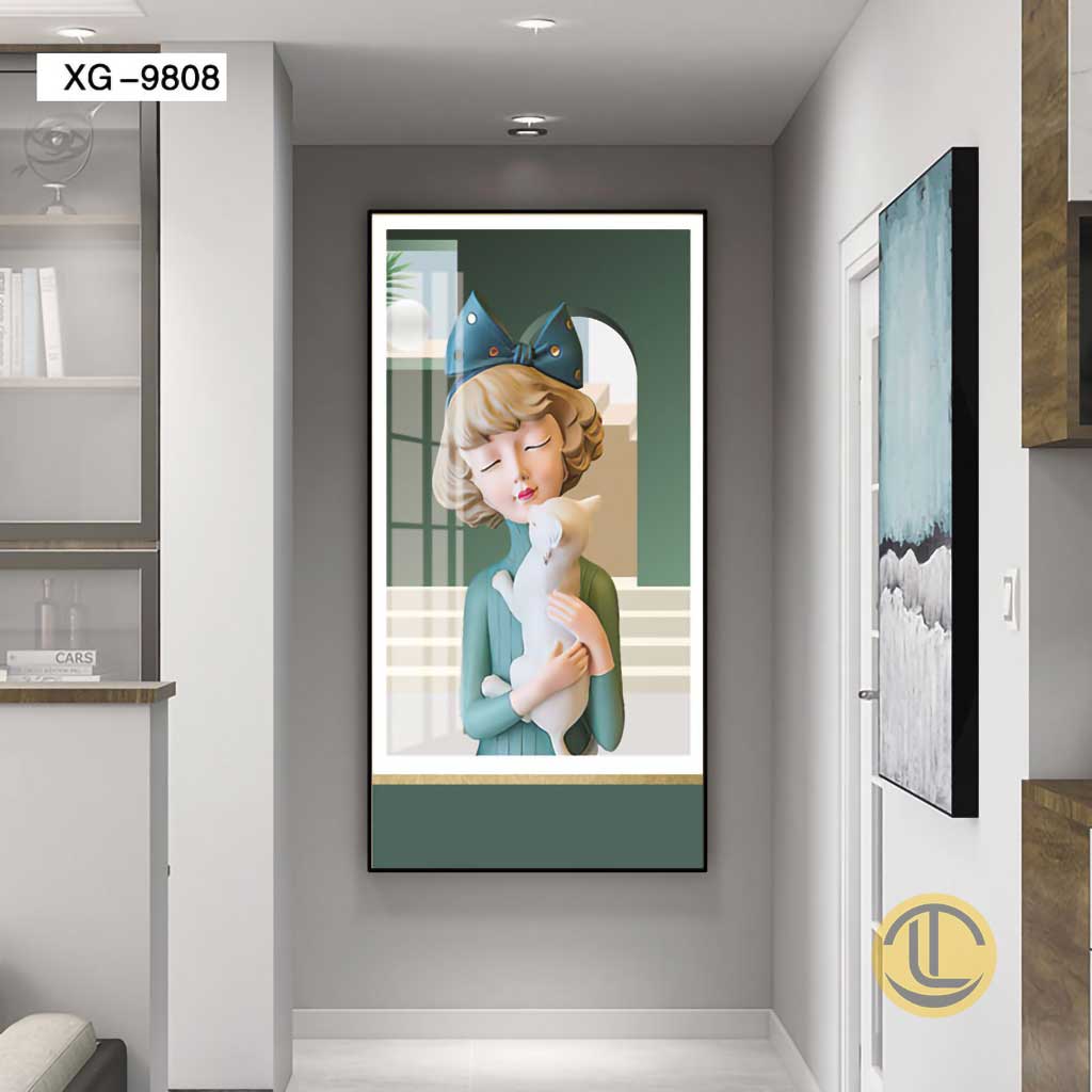 Tranh Cô Gái - xg-9808 Tranh Cô Gái - XG-9808