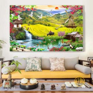 Top 10 mẫu tranh phong cảnh Việt Nam treo tường đẹp