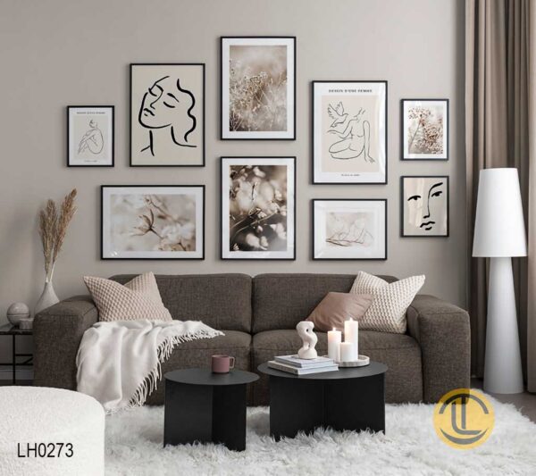 Bộ Tranh Beige Hiện Đại - LH0273