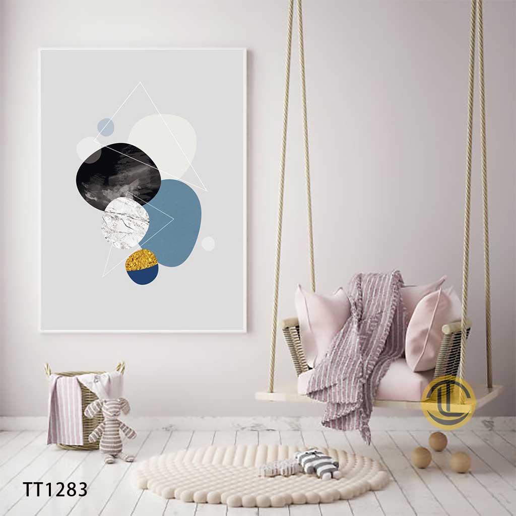 Tranh Trừu Tượng - TT1283 Tranh Trừu Tượng Tối Giản - TT1283