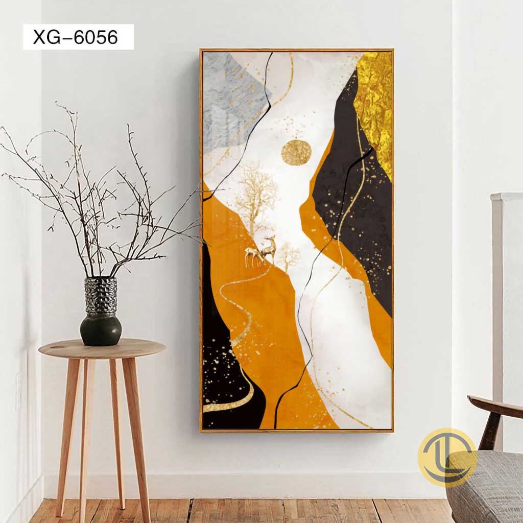 Tranh Trừu Tượng - XG-6056 Tranh Tráng Gương Trừu Tượng - XG6056