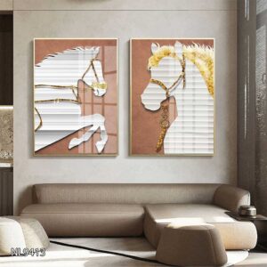 Bộ Tranh Hiện Đại Con Ngựa - NL9413