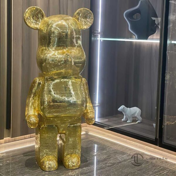 Gấu Bearbrick Vàng - 009V
