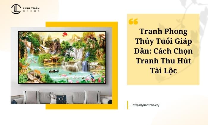 tranh phong thủy tuổi giáp dần