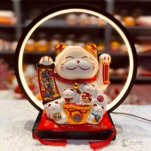 Mèo Thần Tài Vẫy Tay Ngũ Phúc Lâm Môn - XH802