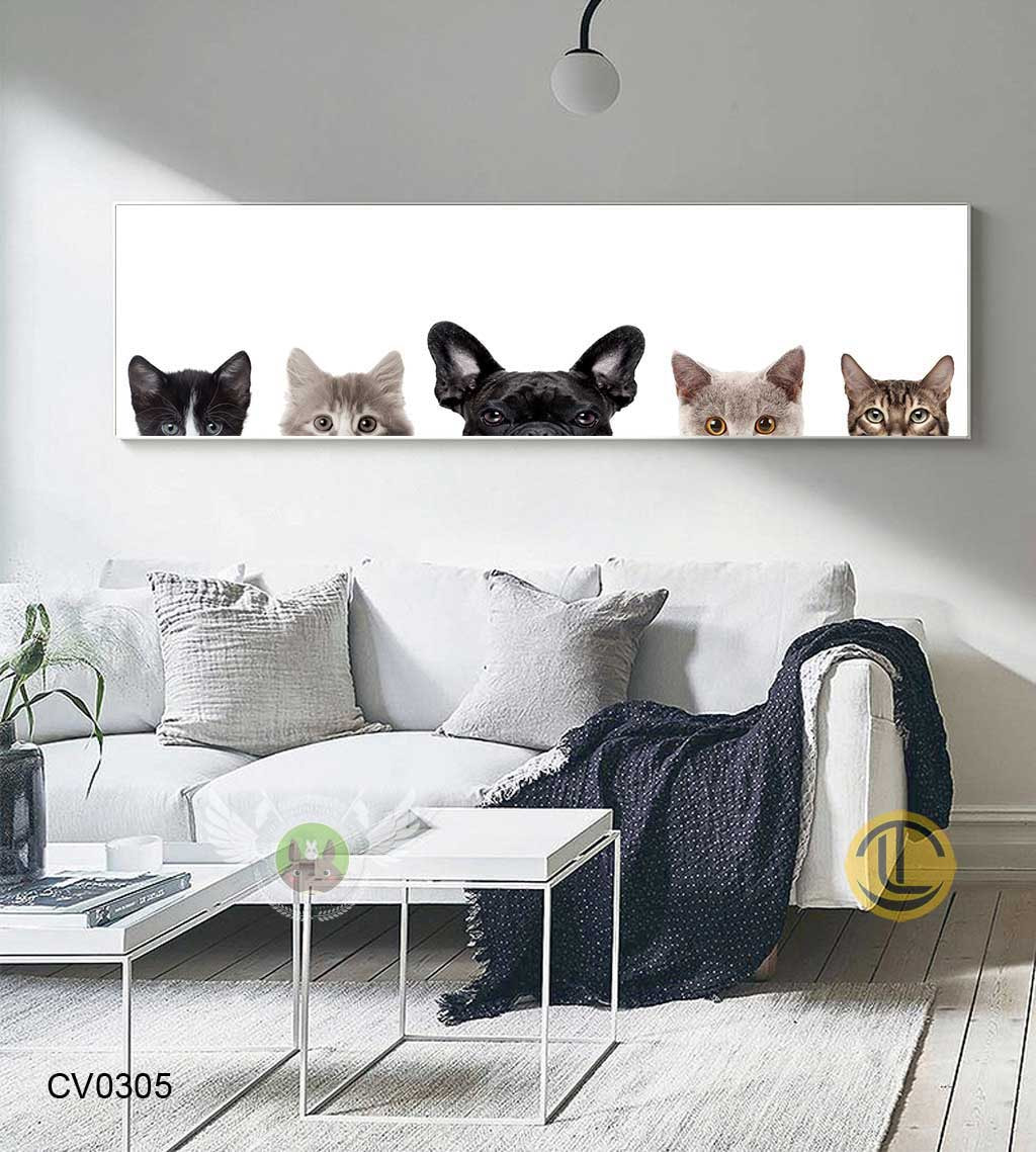 tranh con mèo