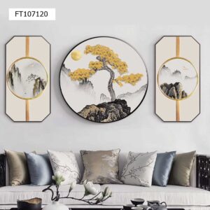 Bộ Tranh Tròn Phong Cảnh - FT107120