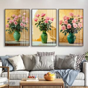 Tranh bình hoa hồng NL8520
