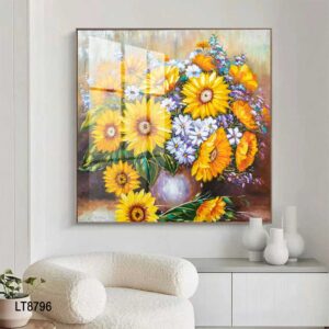 Tranh bình hoa hướng dương LT8796