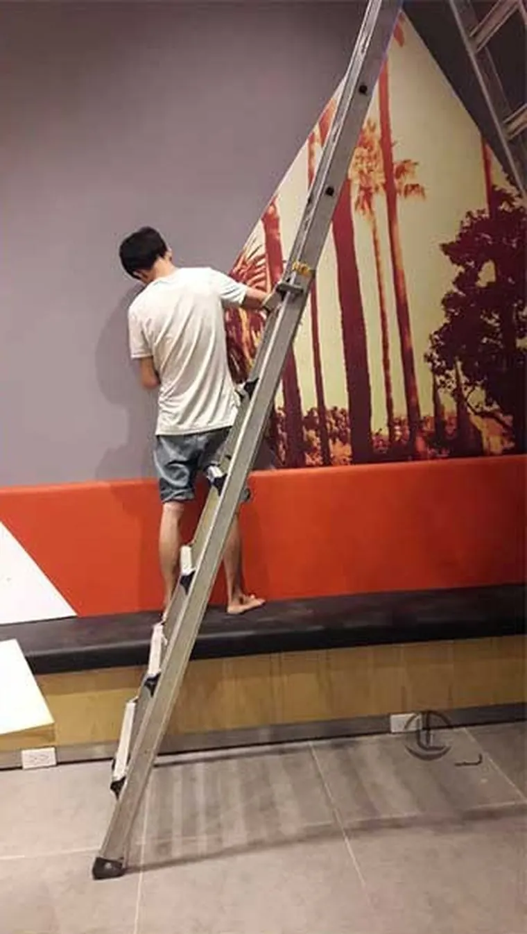 Thi công tranh trang trí tại quán cà phê